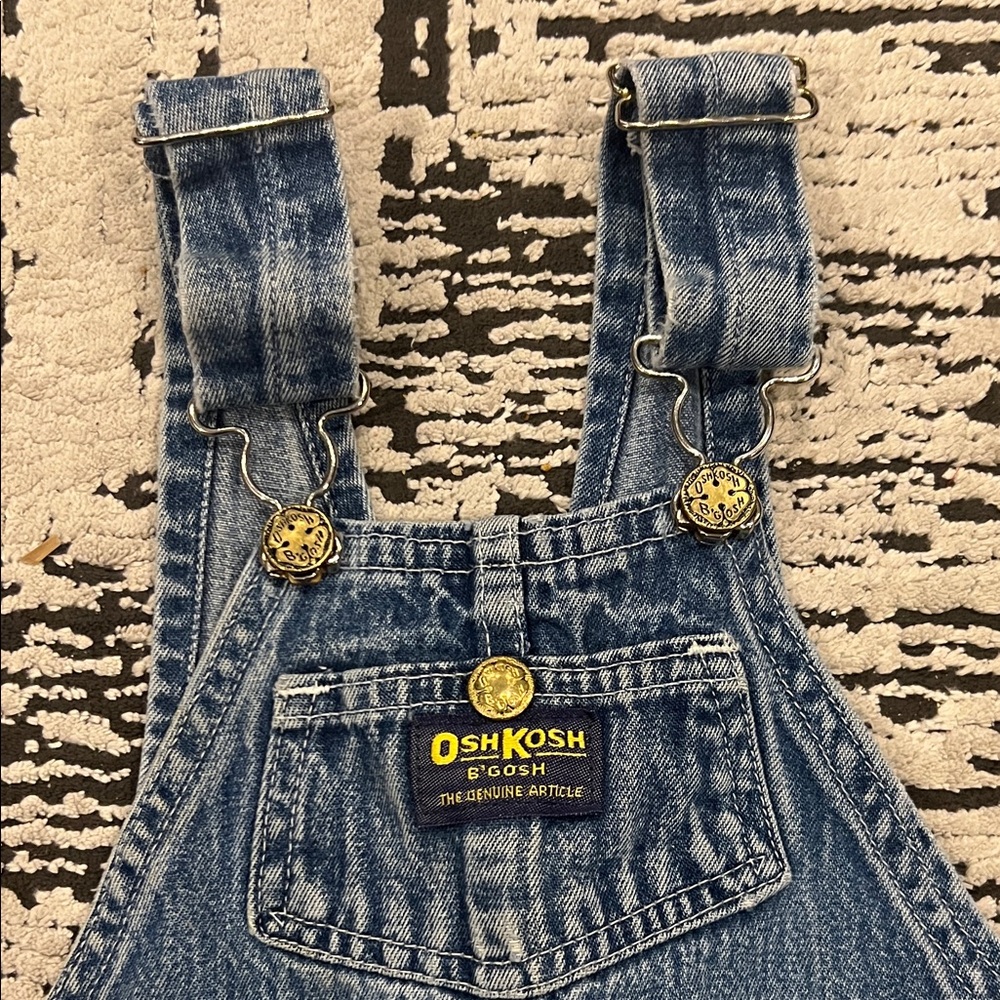 Vintage OshKosh B'gosh Light Blue Denim Overalls